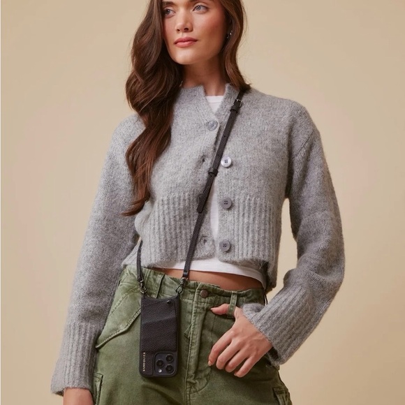 Bandolier Emma Leather IPhone 13 Pro Case and Crossbody Strap - Picture 10 of 10